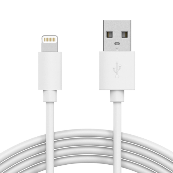 USB-Lightning Cable 2.4A, 1m - White