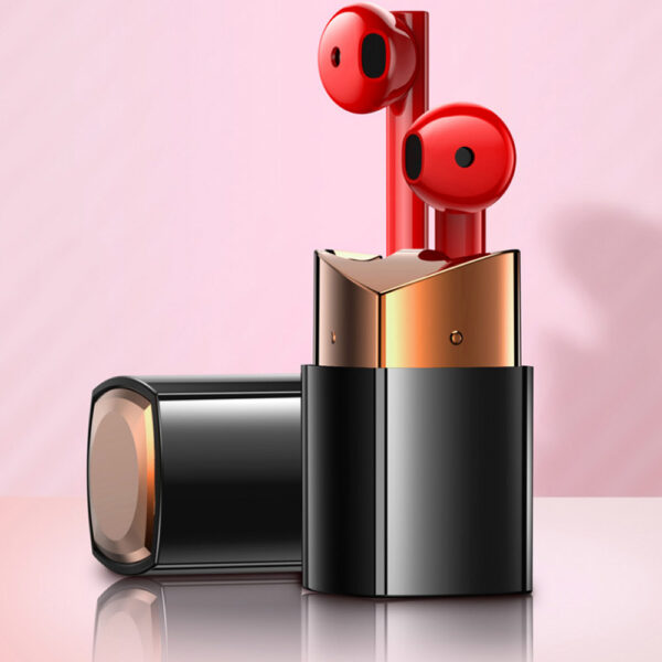 XO Design G5 Twilight Lipstick TWS In-ear Headphones - Red