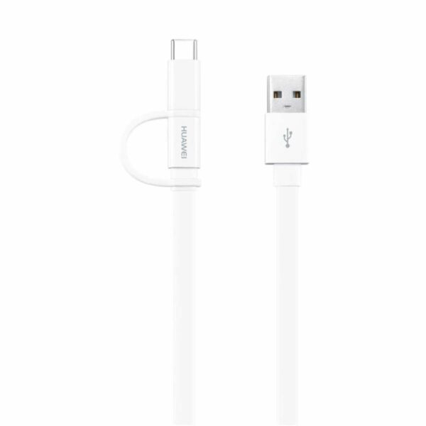 Huawei AP55s Data cable 2-in-1 Type-C with MicroUsb 1.5m white